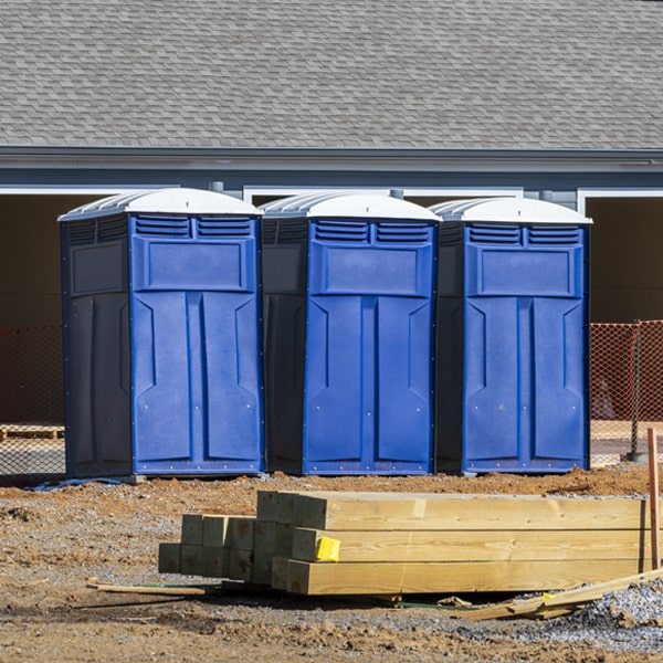 what is the maximum capacity for a single porta potty in Longford